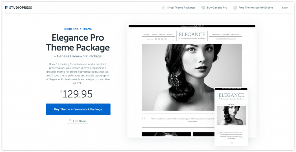 Get the Best WordPress Photography Theme for Your Website 2