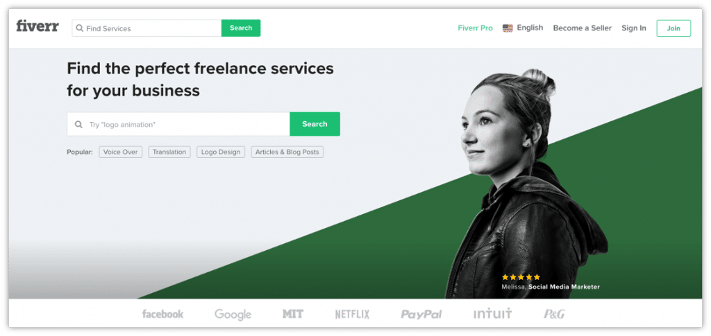 Top 15 Freelance Websites to Hire a Freelancer for Your Next Project 1 use Fiverr to hire a freelancer