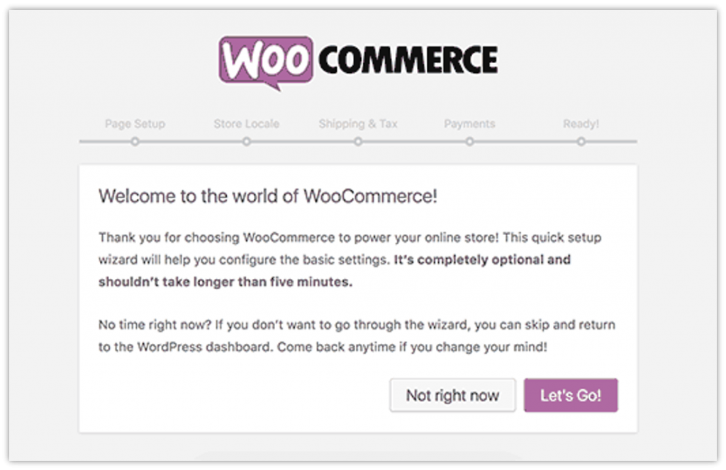 build an eCommerce website