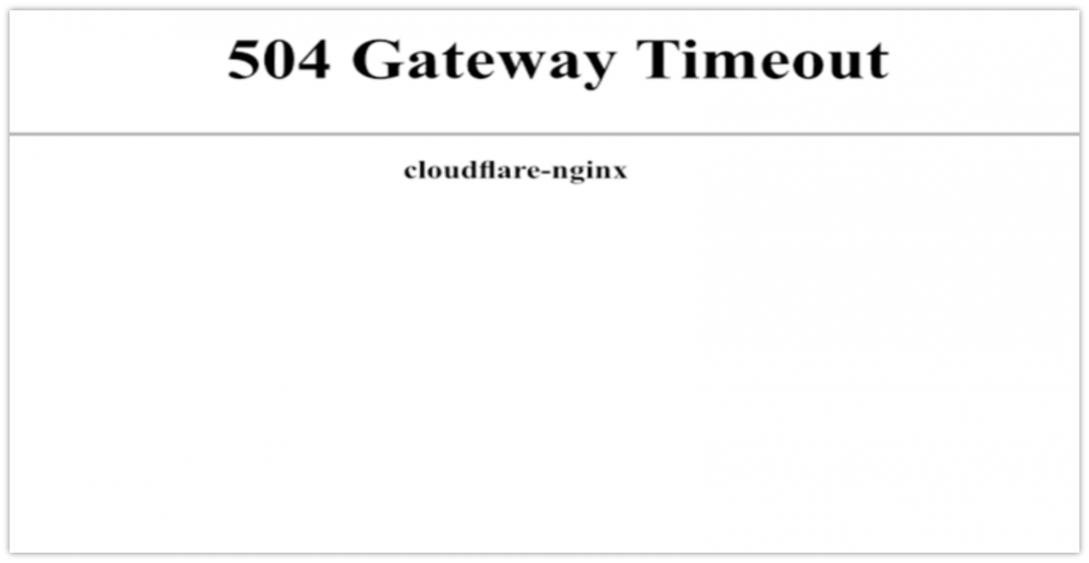 Timeout error code. 504 Gateway time-out. 504 Gateway time-out что она делает и из за чего она появляется.