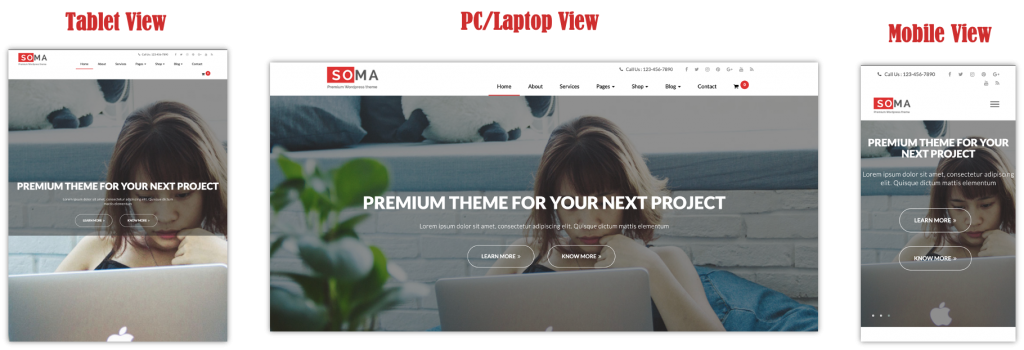 Top 6 Responsive WordPress Themes for Your Business Site 3