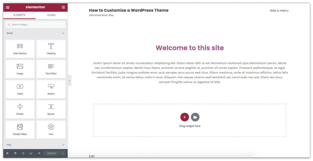 WordPress Elementor Page Builder