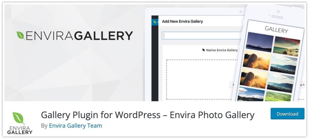 Envira Photo Gallery plugin
