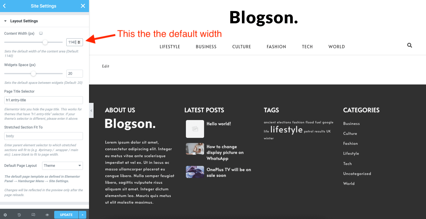 Blogson Documentation 5