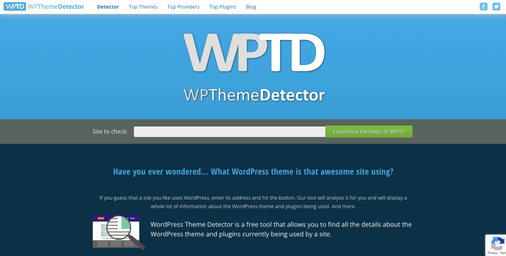 WordPress Theme Detector – Know What Theme a Site is Using 1